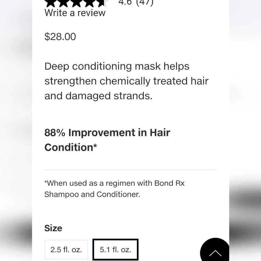 Paul Mitchell Bond Rx Treatment NEW FULL SIZE MSRP $28